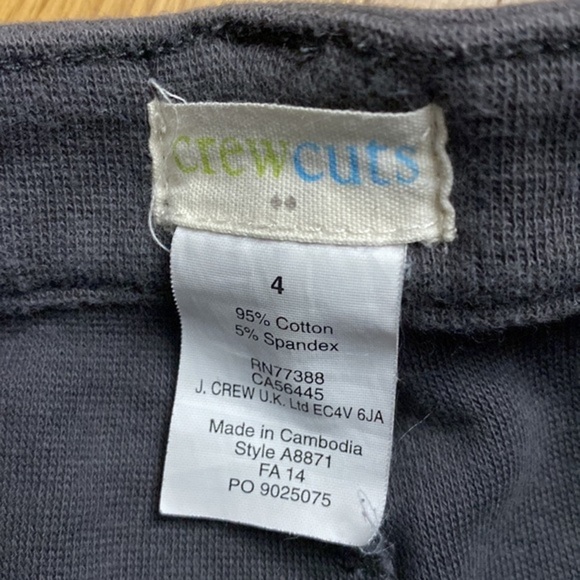 J. Crew Crewcuts Gray Pants Size 4 - Picture 3 of 5